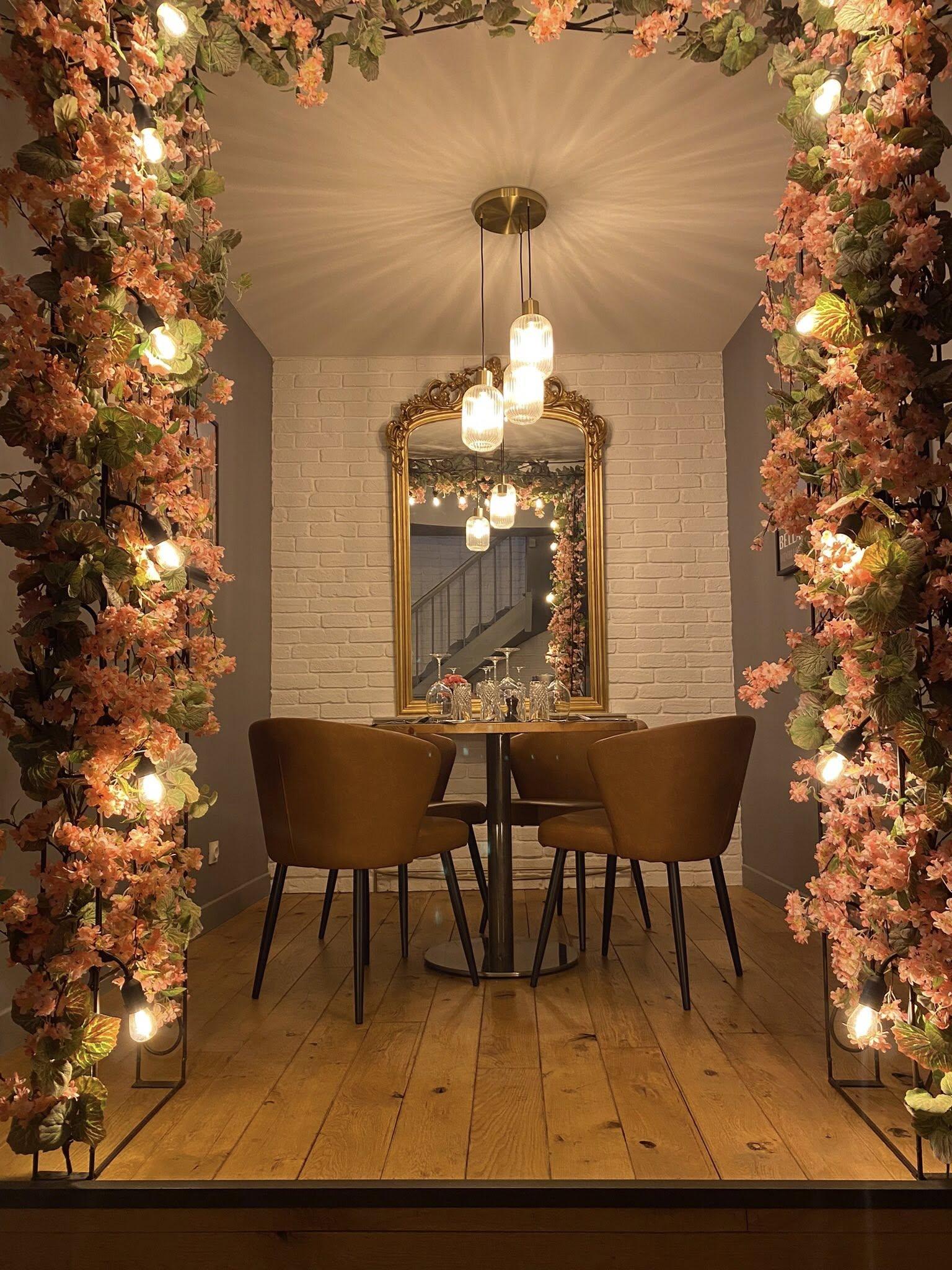 Décoration florale restaurant Piccolo Italia